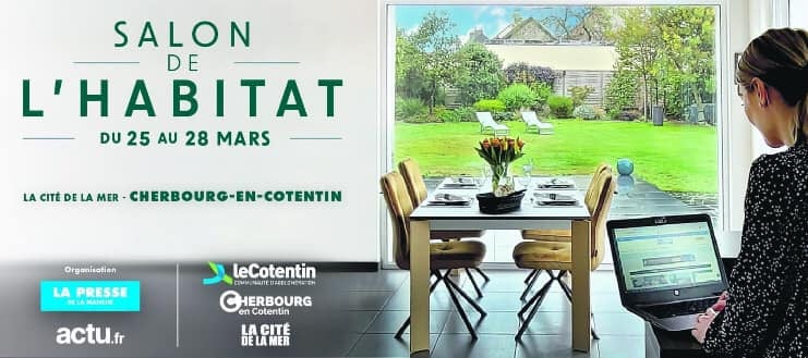 Affiche du Salon de l'habitat 2022 à Cherbourg-en-Cotentin